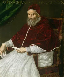 Portræt af pave Gregor XIII (Ugo Buoncompagni) (1502-85)